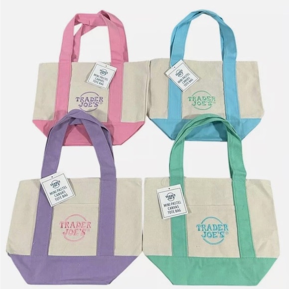 Trader Joe'S Handbags - Limited Edition Trader Joe’s Mini Tote Bags